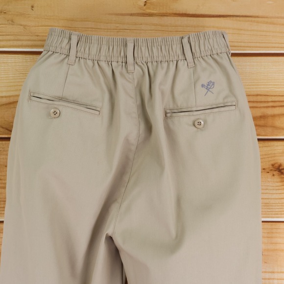 Pembrook Capri Pant High Rise Womens L Brown STRETCH WAIST: 30-33 INCHES Pockets - Picture 3 of 7